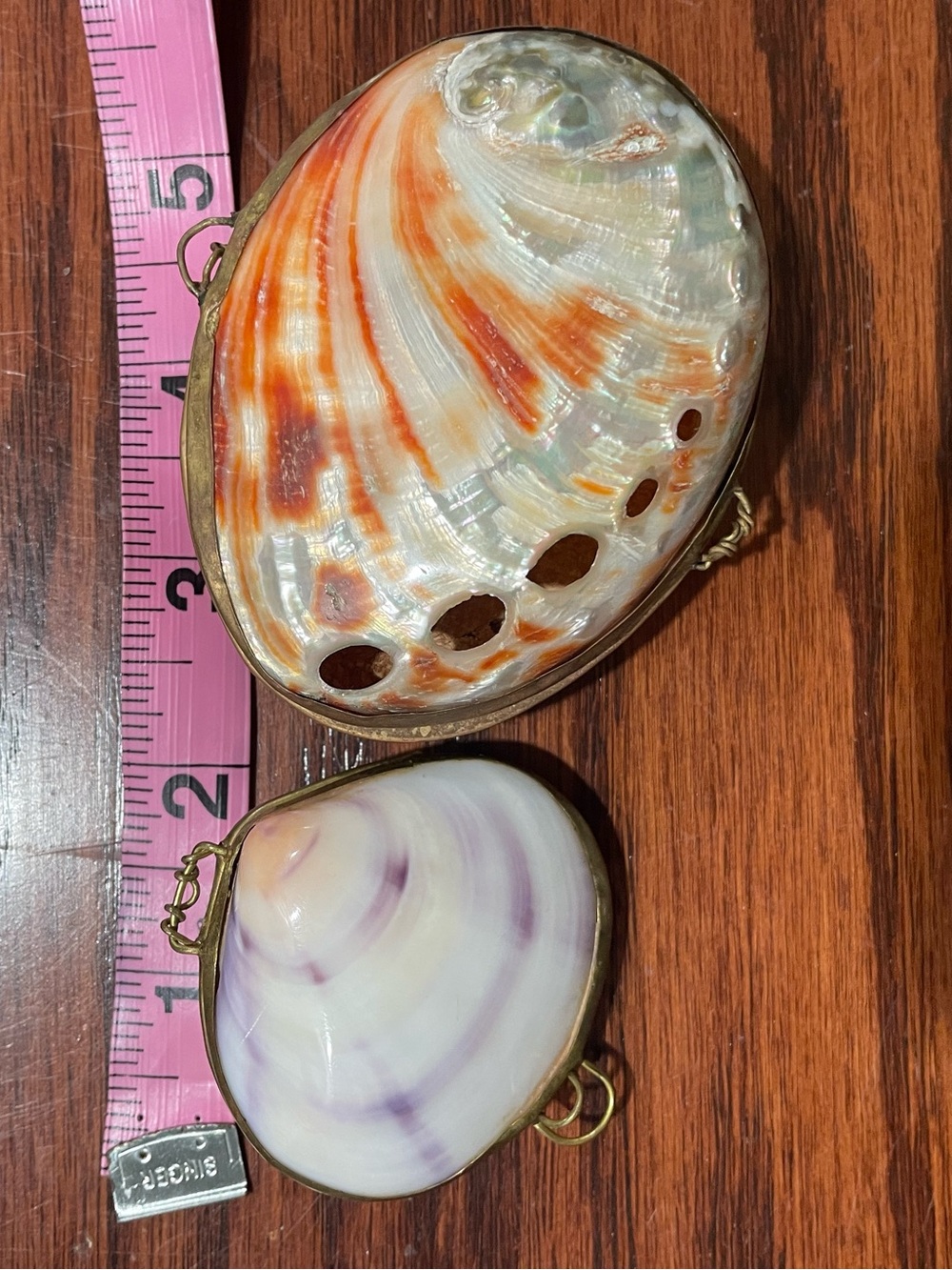 Set of two vintage seashell coin purses - Picture 4 of 5